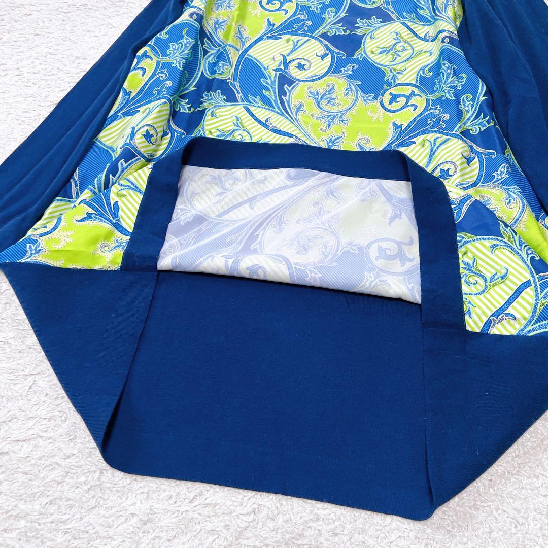 新品未使用　ダーマコレクション　シルクペイズリー柄　チュニックワンピース