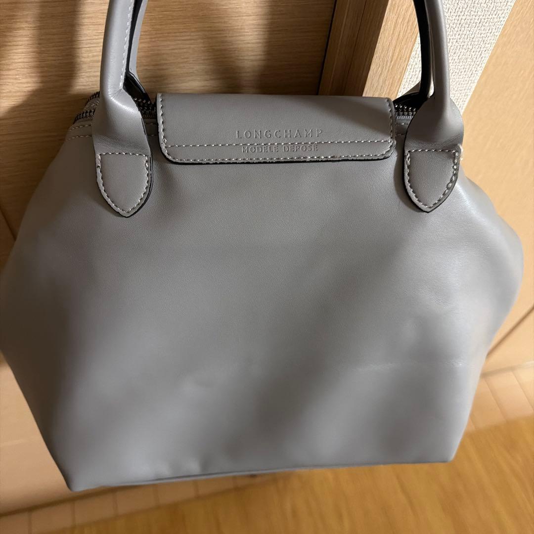 Longchamp ル プリアージュ キュイールトップハンドルバッグ S