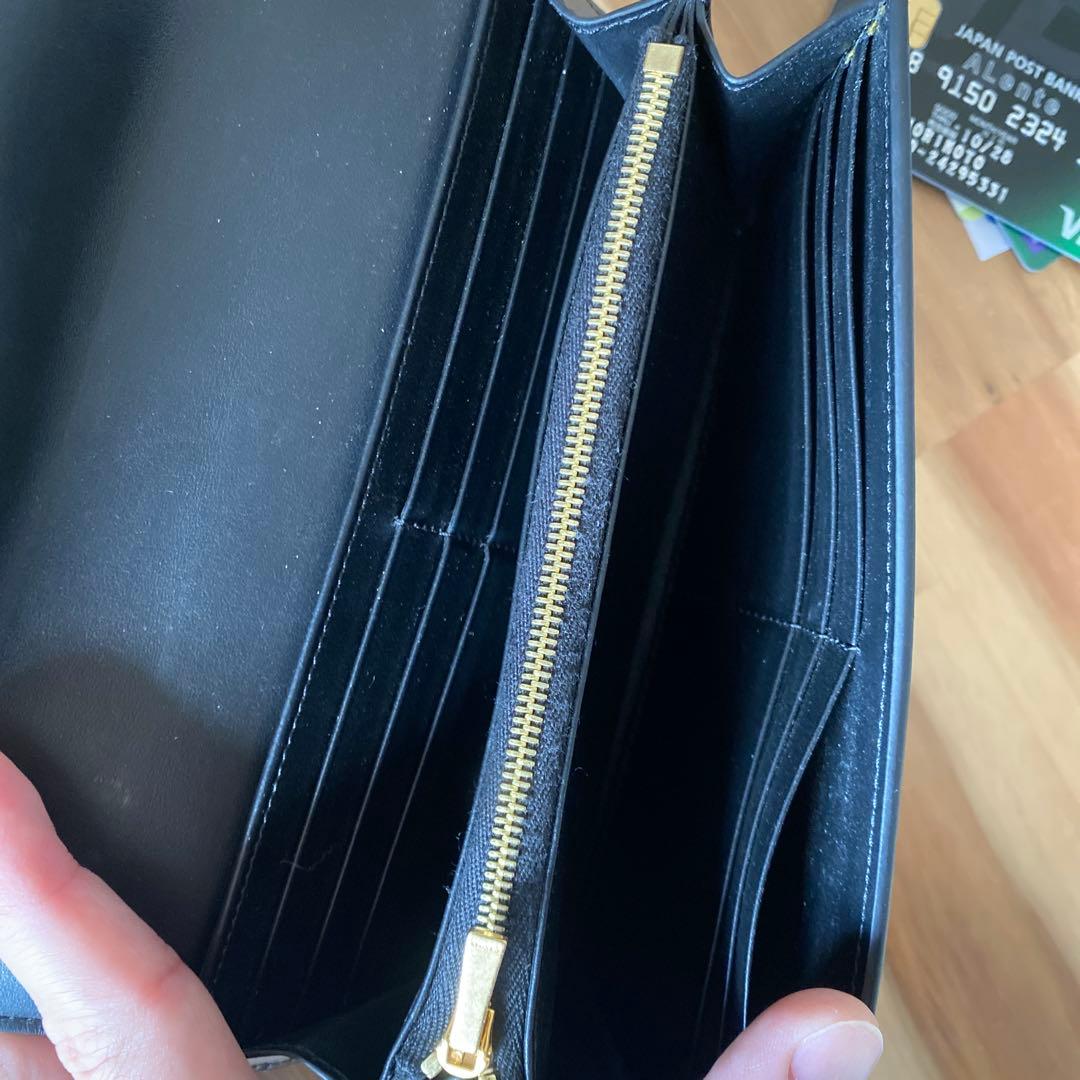 CELINE 長財布 黒 レザー