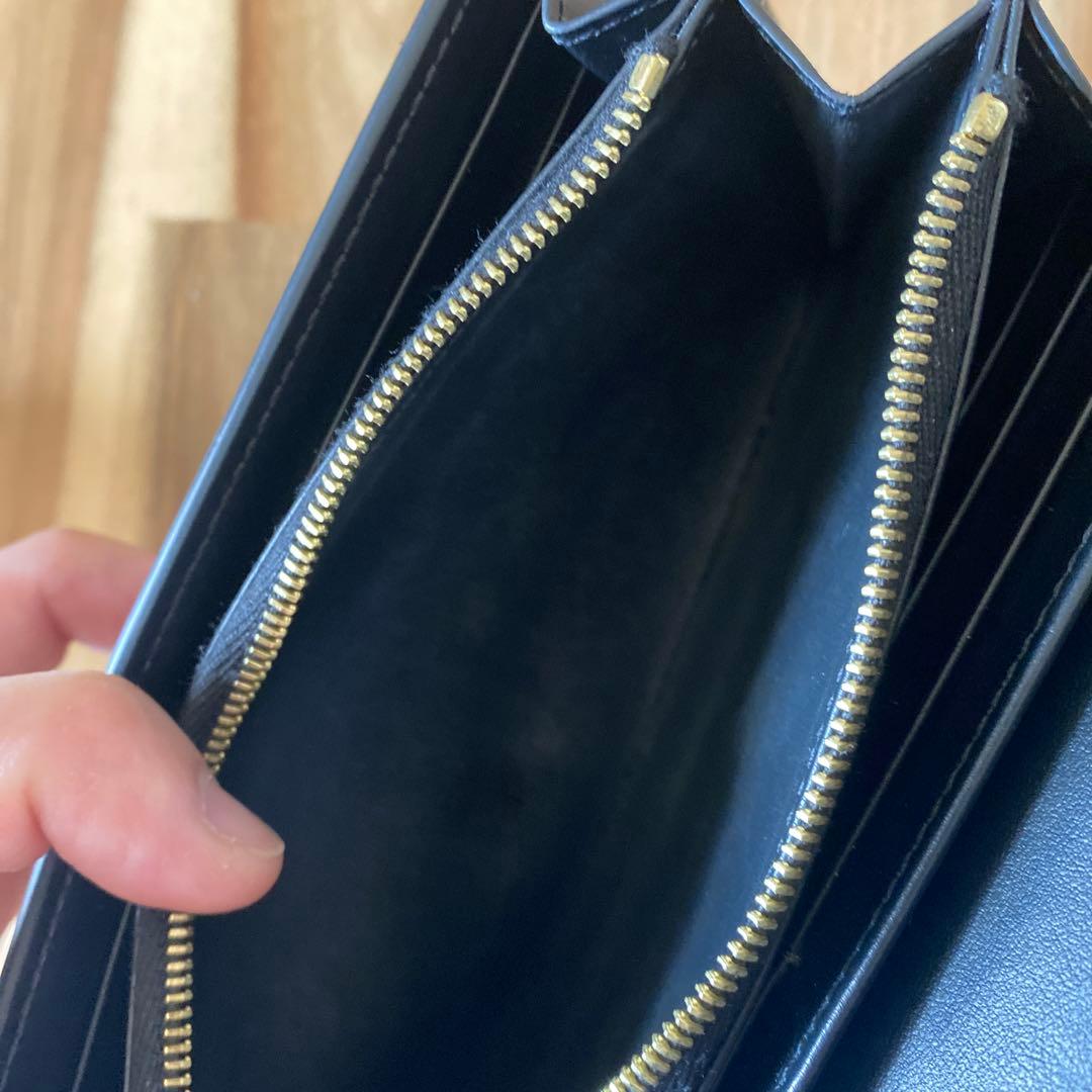 CELINE 長財布 黒 レザー
