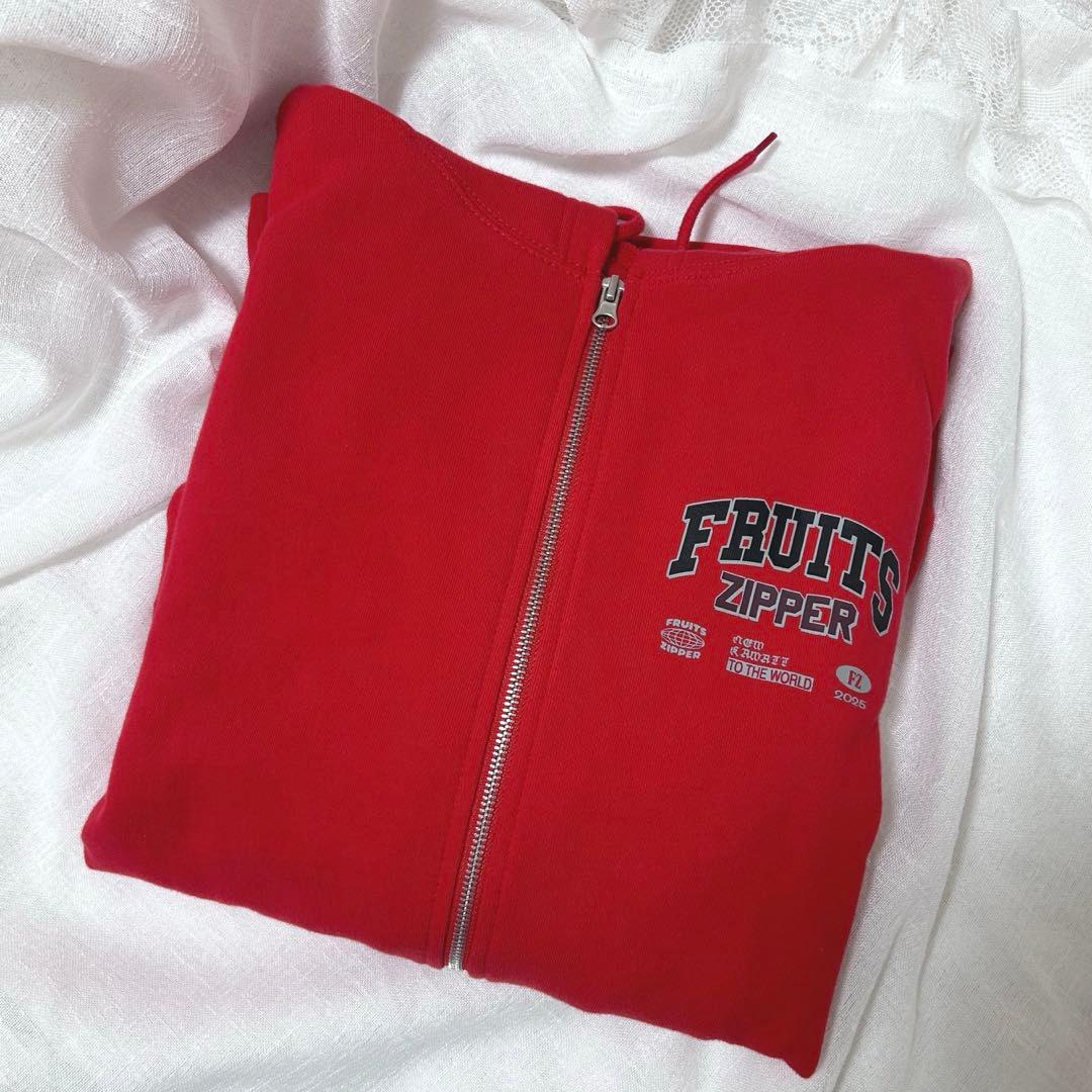 フルーツジッパー　月足天音　パーカー