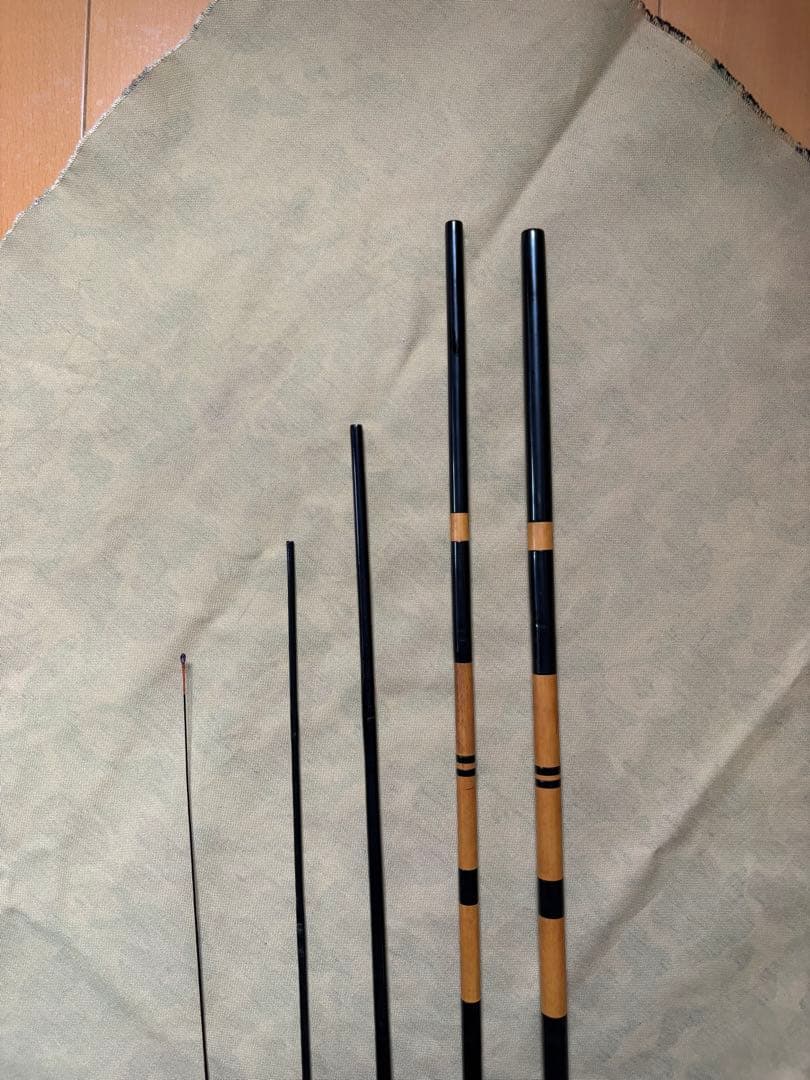 秀竿師／5本継 ヘラ竿 ヘラブナ竿 竹竿 和竿