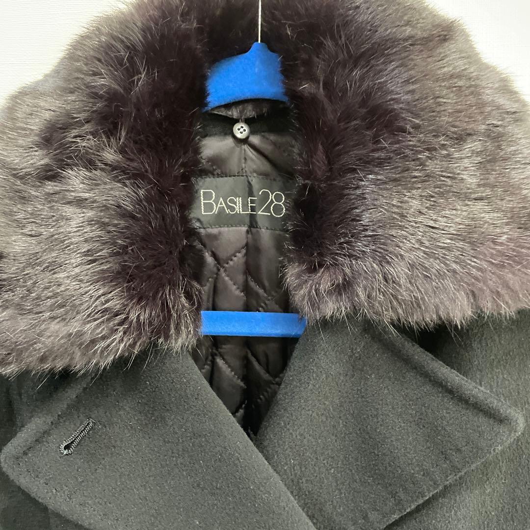 BASHE28 カシミヤ100ピーコート