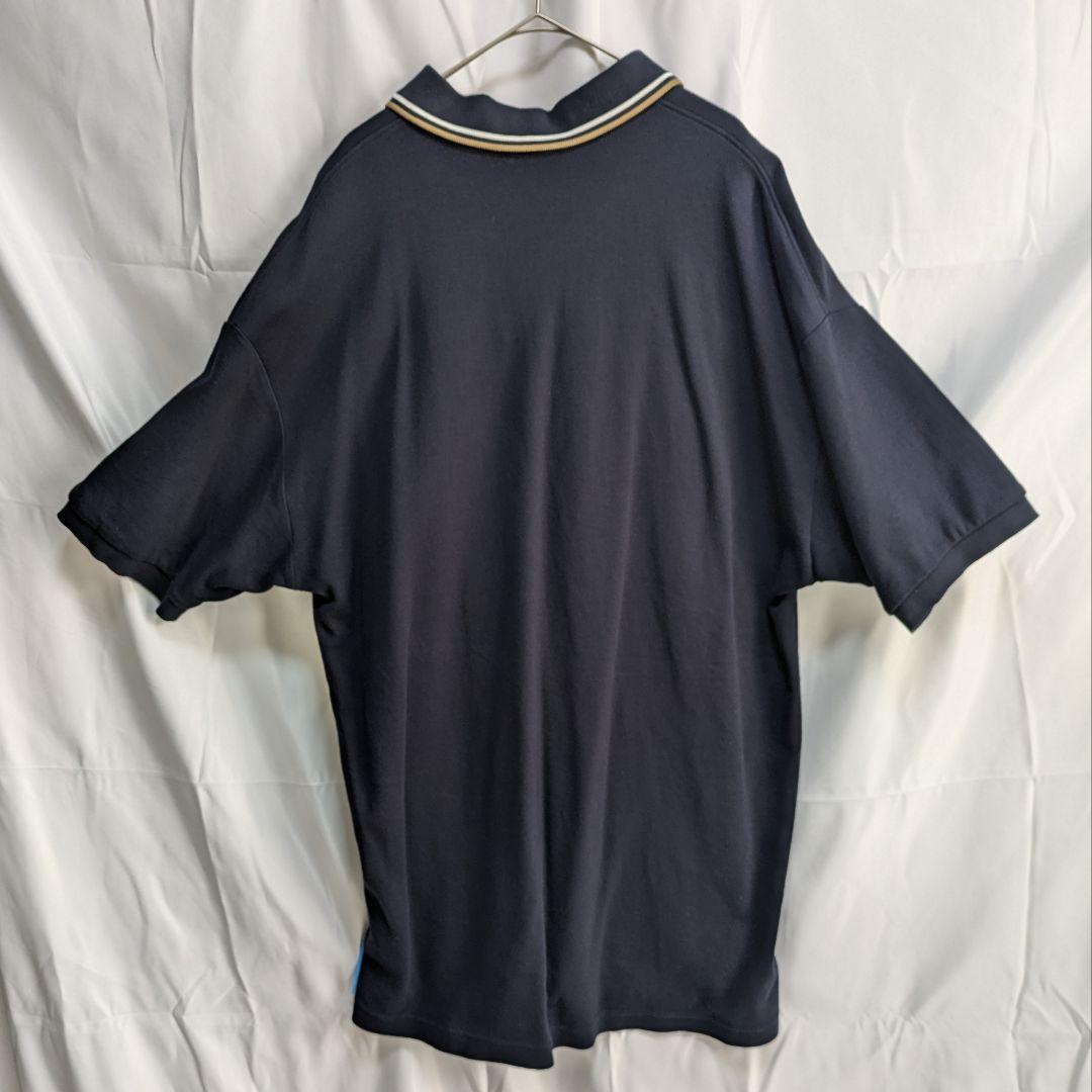 FRED　PERRY　フレッドペリーネイビー ポロシャツ 　LLサイズ