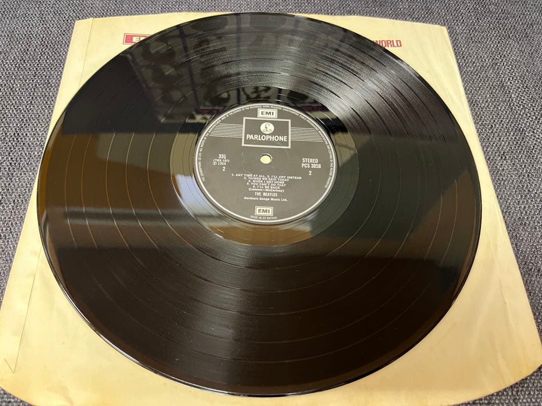 ビートルズA Hard Day's Night UK盤2EMI PCS3058