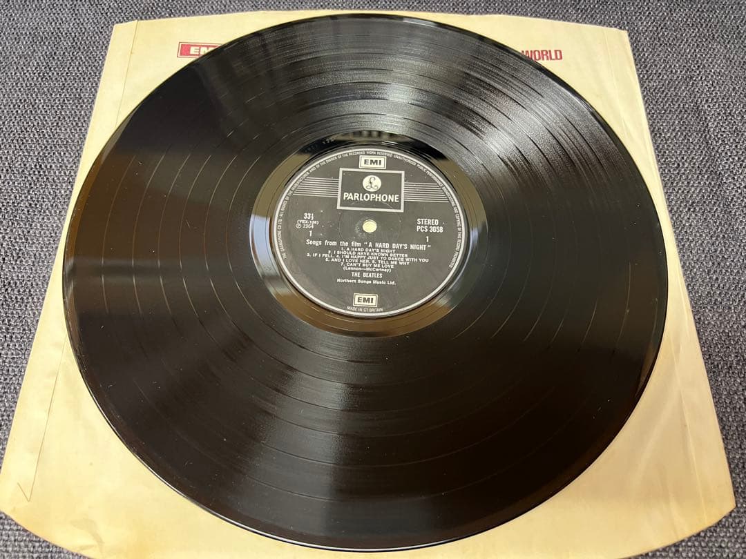 ビートルズA Hard Day's Night UK盤2EMI PCS3058