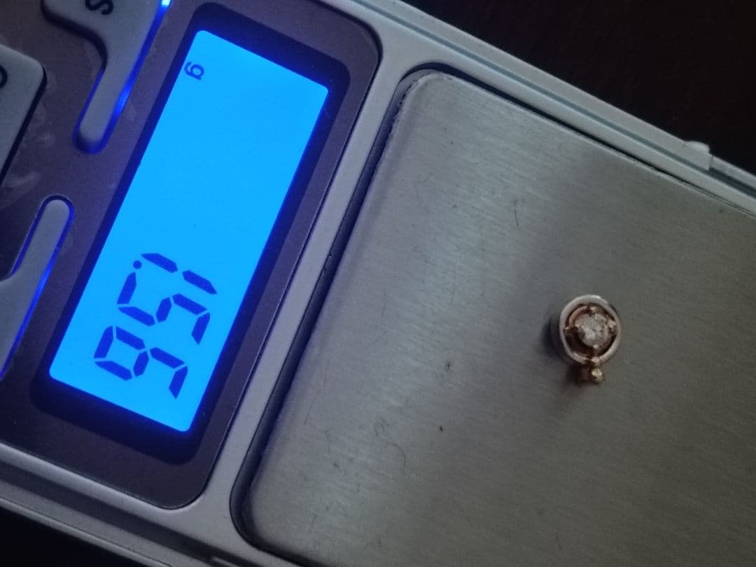 K18pt ダイヤモンド　ペンダントトップ