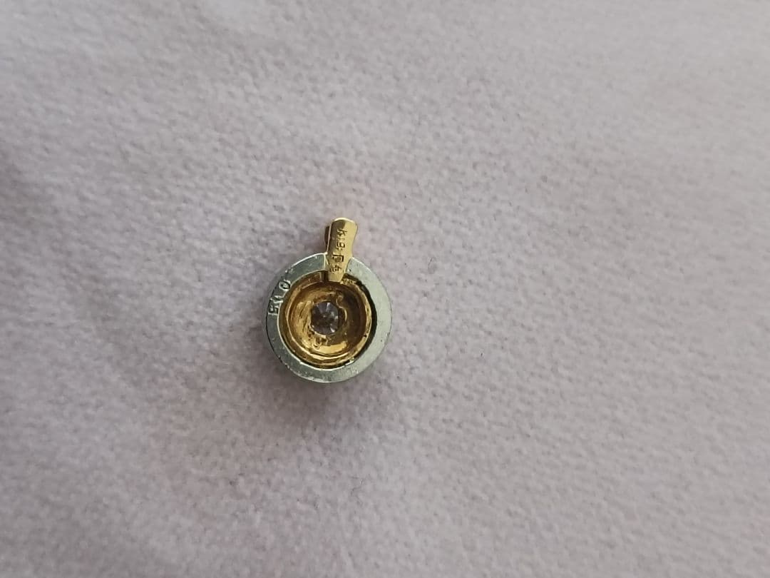 K18pt ダイヤモンド　ペンダントトップ