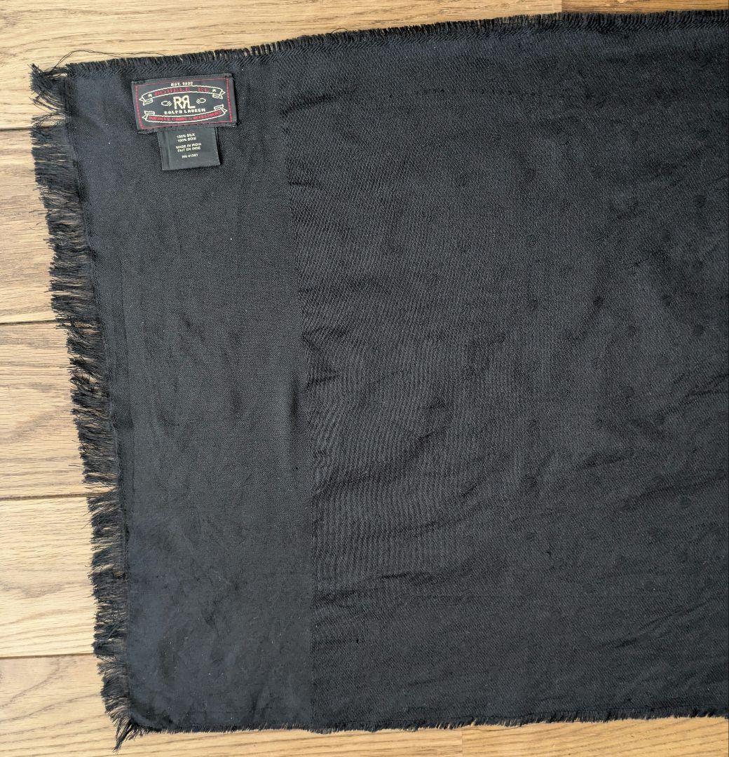 RRL ダブルアールエル 激レア ブラック ドット ストール