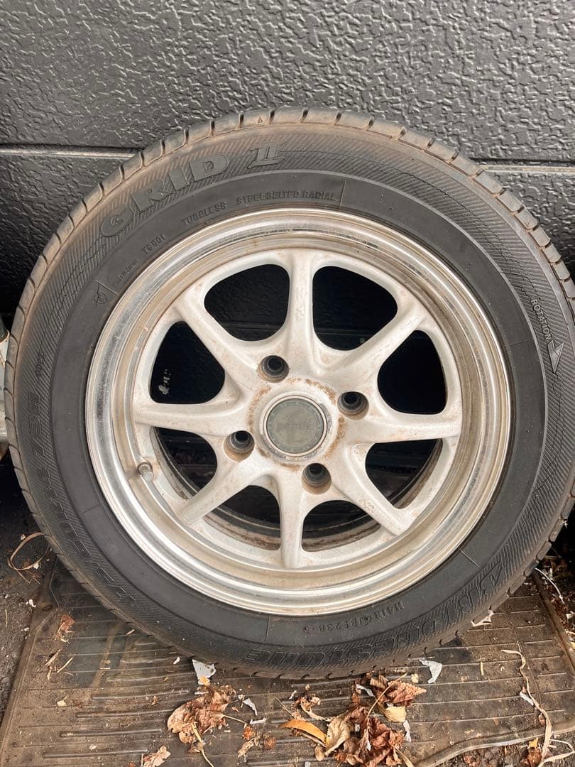 カプチーノ　社外ホイール　14インチ