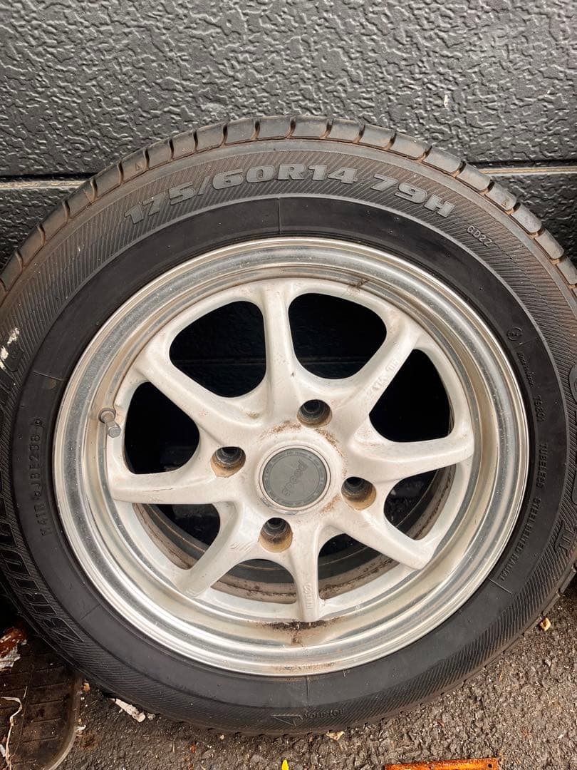 カプチーノ　社外ホイール　14インチ