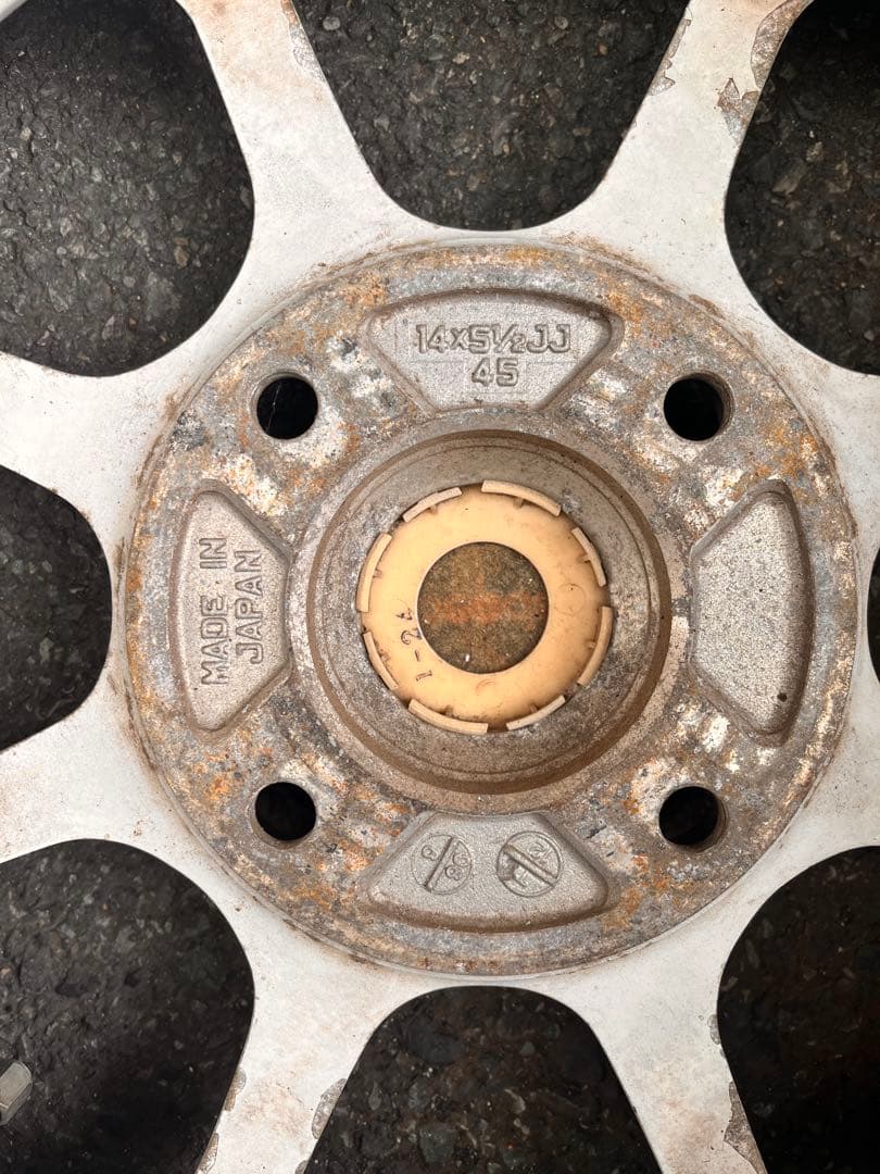 カプチーノ　社外ホイール　14インチ