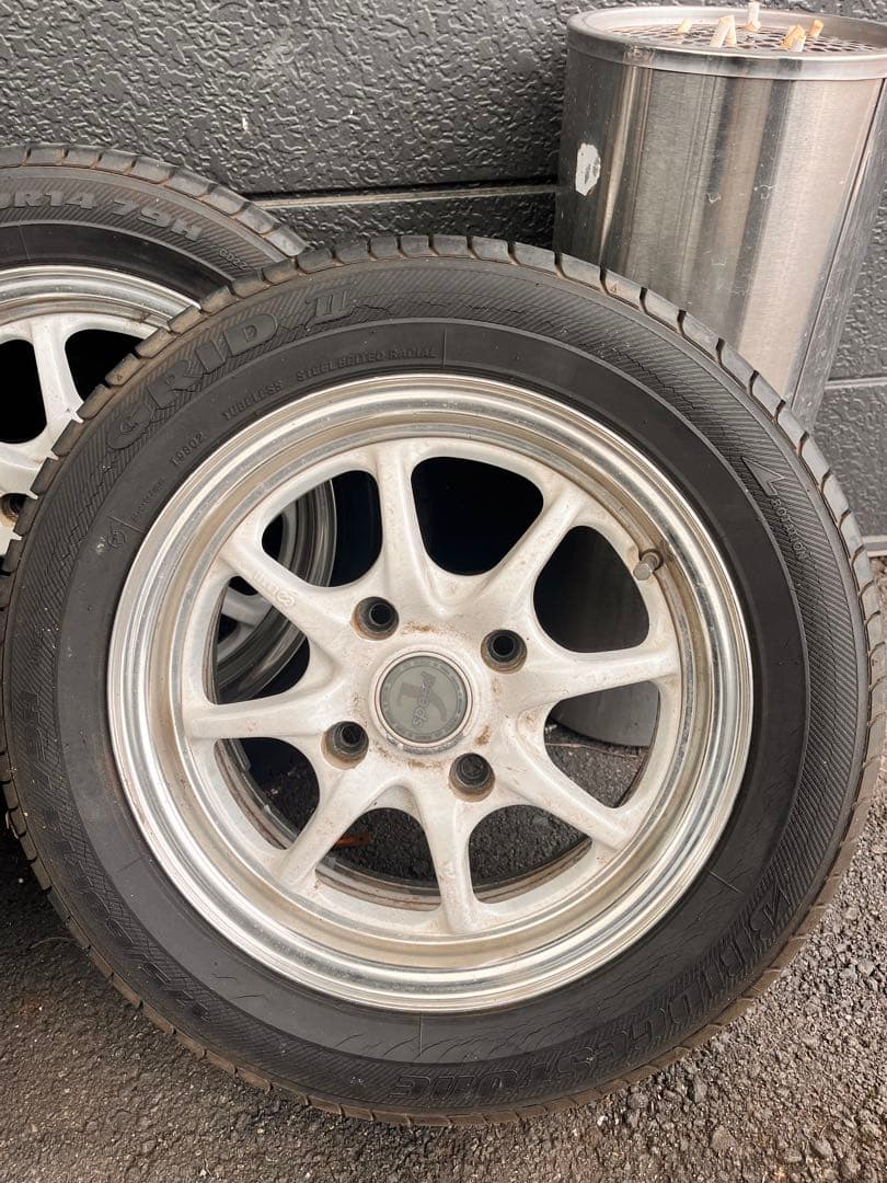 カプチーノ　社外ホイール　14インチ