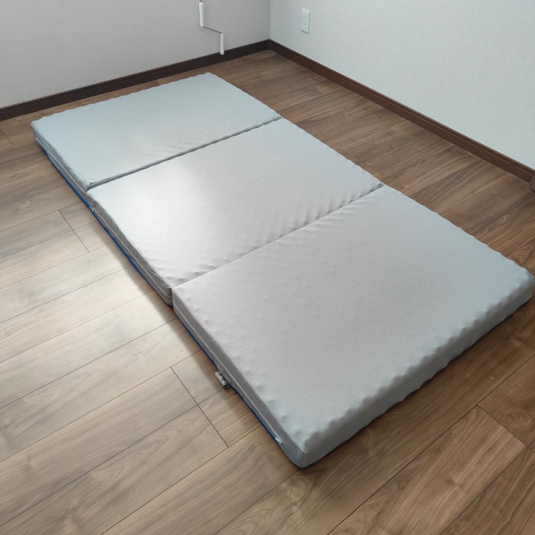 【ほぼ新品！】20年ムアツマットレス/シングル/レギュラー/三つ折り/3層構造