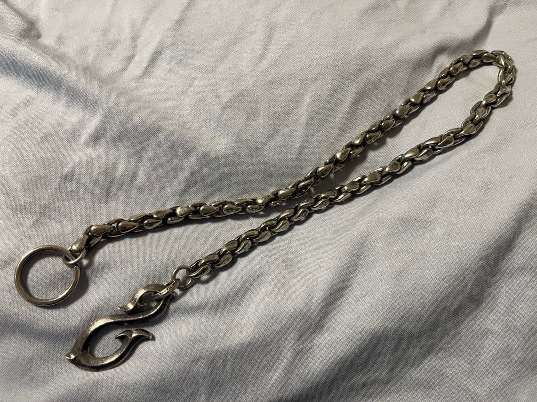 アクアシルバー　ウォレットチェーン