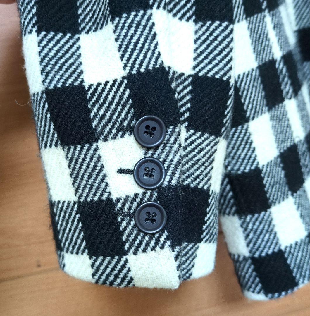 ワンダフルワールド テリア 刺繍 ジャケット チェック