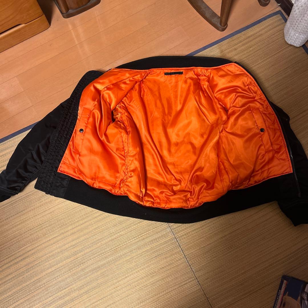 AVIREX MA-1 フライトJKTリバーシブル黒L