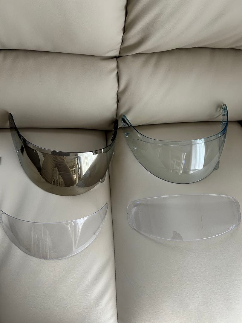 Kabuto KAMUI III フルフェイス予備シールド2枚　ピンシールド2枚