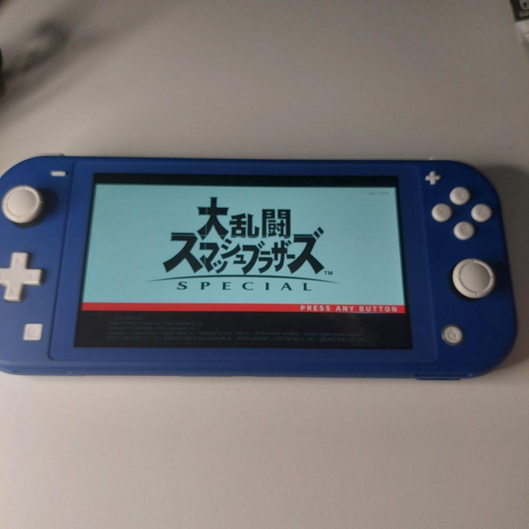 【動作️⭕️】スイッチライト ブルー 純正充電器、箱有り 良品