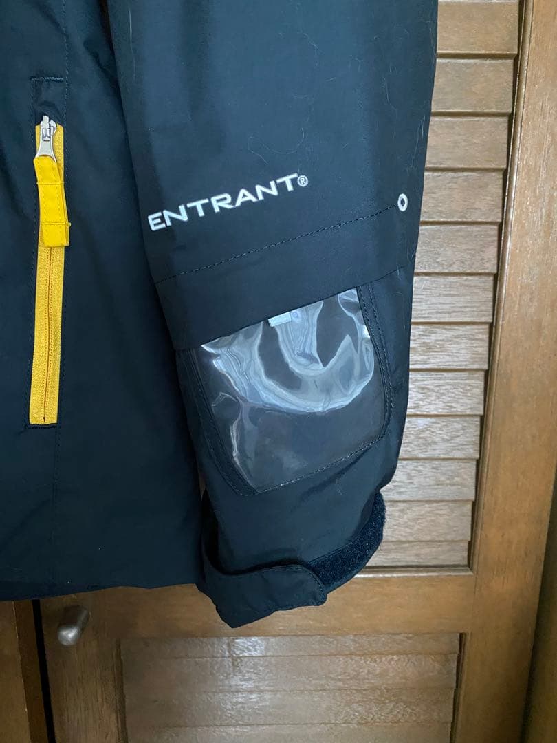 子ども用スキーウェア 紺/黄色