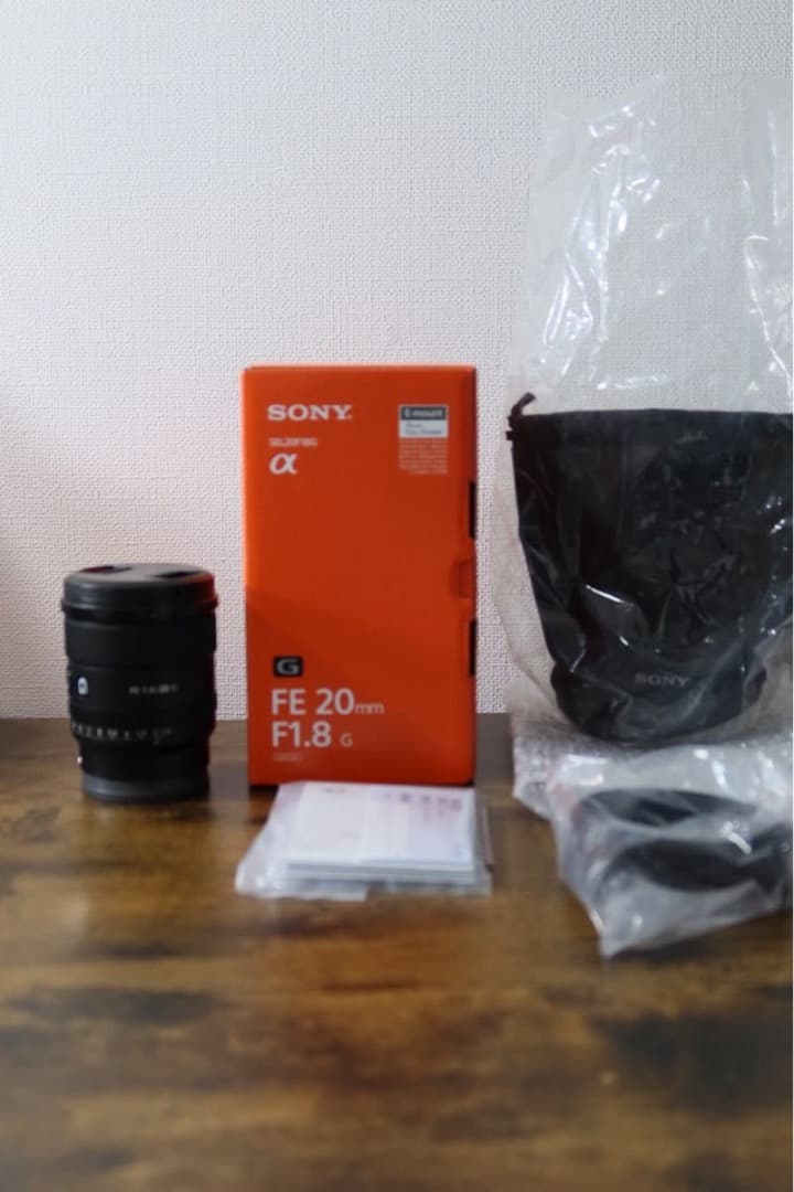 美品 SONY FE 20mm F1.8 G SEL20F18G ソニー