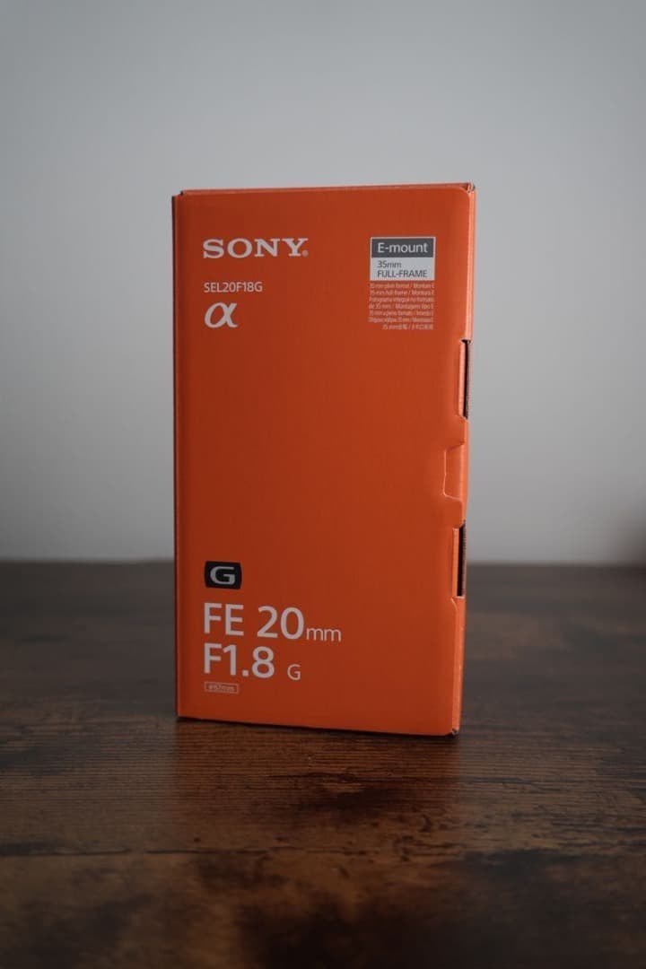 美品 SONY FE 20mm F1.8 G SEL20F18G ソニー