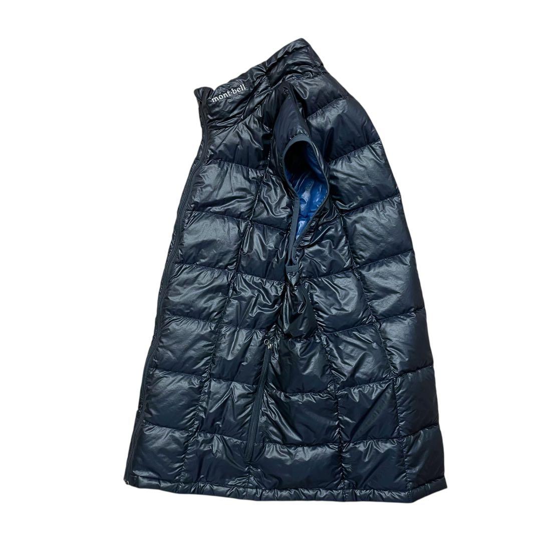 【美品】mont-bell モンベル U.L.ダウンベスト ネイビー 800FP
