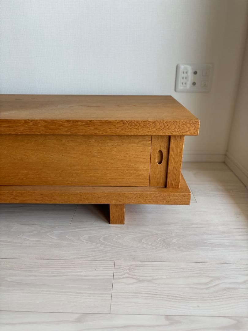 連休お値下げ！！　天然木　ナラ材　TVボード　日本製