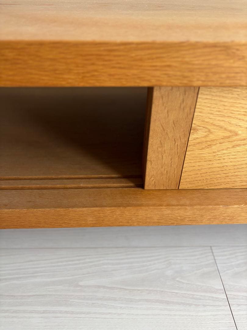 連休お値下げ！！　天然木　ナラ材　TVボード　日本製