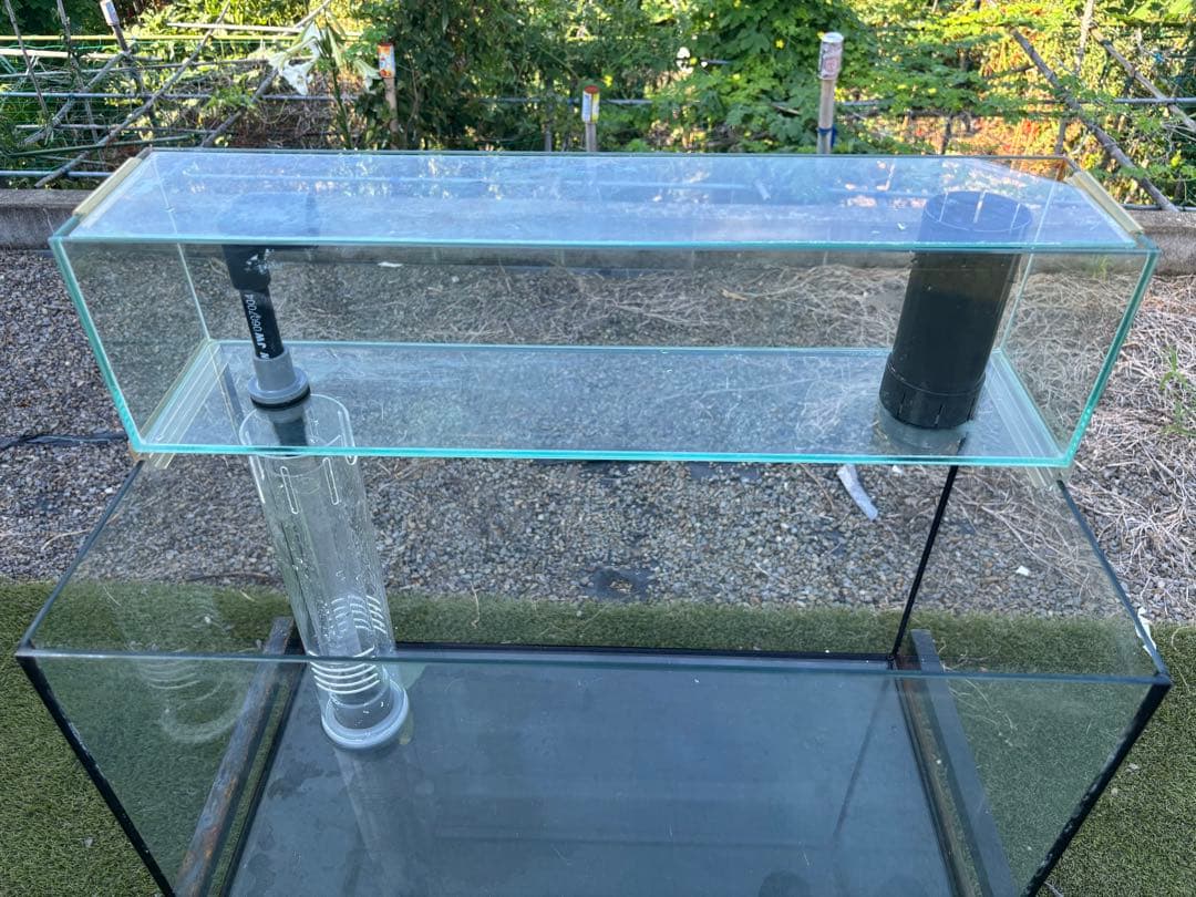 ☆値下げ☆オーバーフロー水槽 リフジウム　アクリル濾過層☆おまけ付き☆