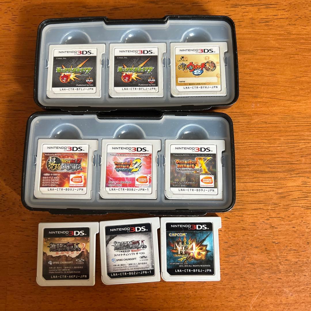 【動作確認済み】Nintendo 任天堂 3DS 本体 クリアブラック ソフト付