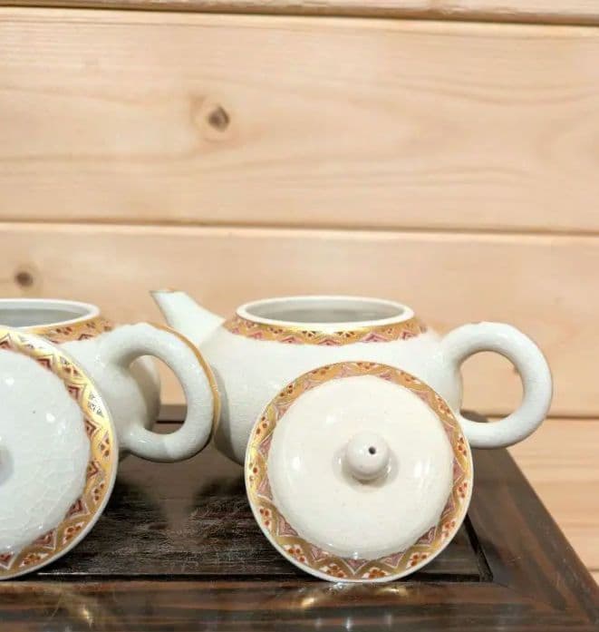 橋本　陶正山　薩摩　急須　双　薩摩焼　未使用品