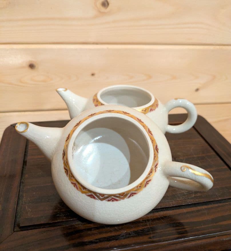 橋本　陶正山　薩摩　急須　双　薩摩焼　未使用品