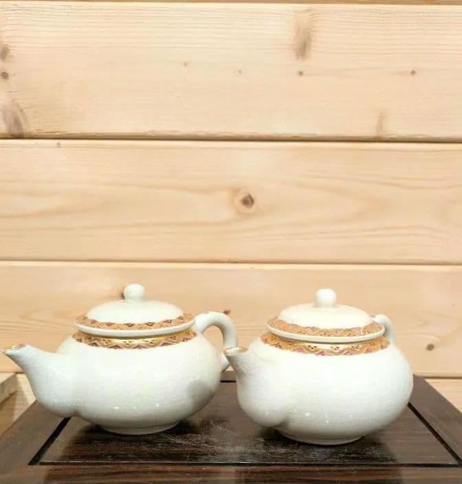 橋本　陶正山　薩摩　急須　双　薩摩焼　未使用品