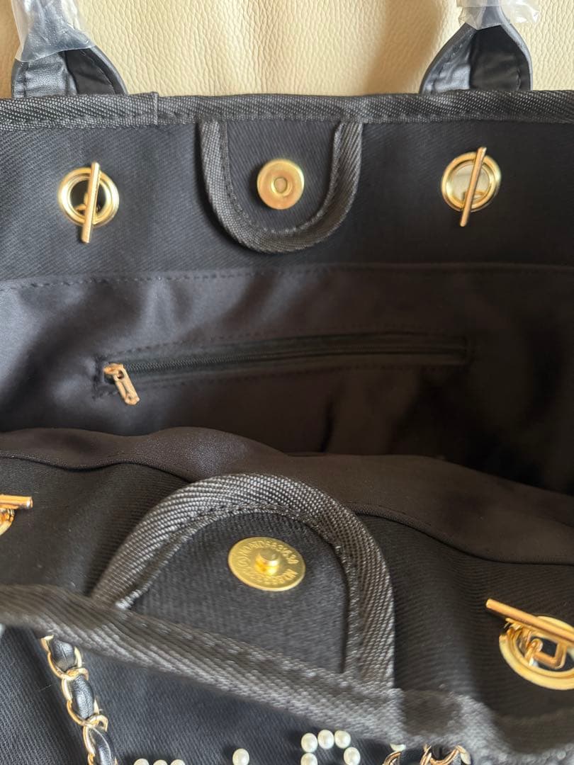 CHANEL ブラックトートバッグノベルティ