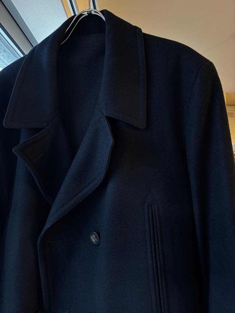 Ralph Lauren ネイビーウール ピーコート