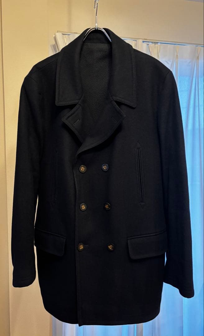 Ralph Lauren ネイビーウール ピーコート