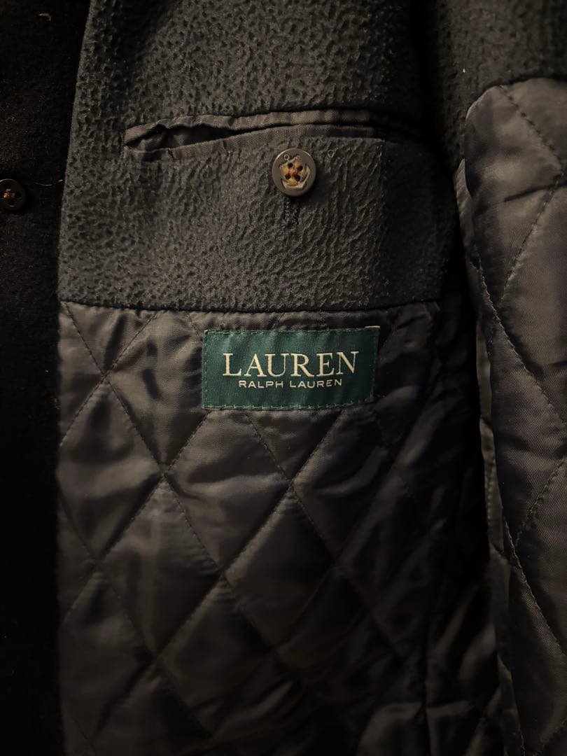 Ralph Lauren ネイビーウール ピーコート