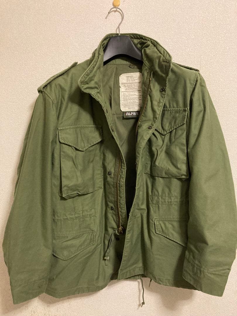 ALPHA アルファ　m65フィールドジャケット　メイドインUSA 米軍 M-R