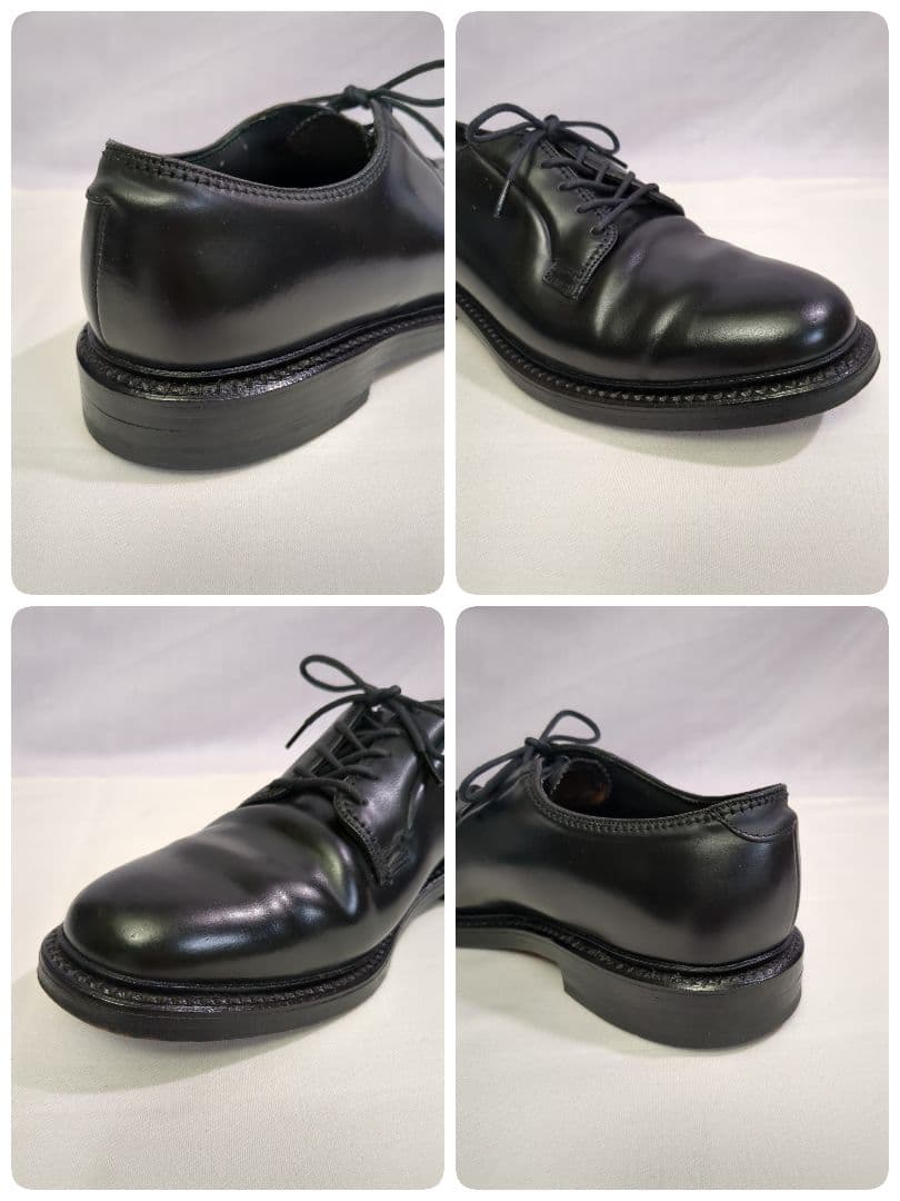 【ロイヤルインペリアル】プレーントゥ ブラック USA製【フローシャイム】