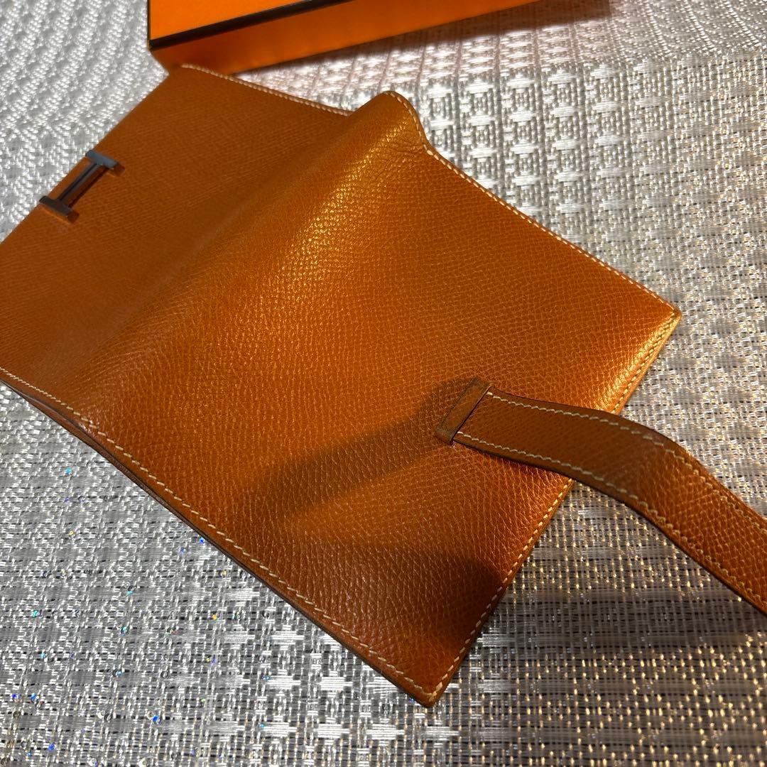 セール★ エルメス　ゴールド　ブラウン　エプソン