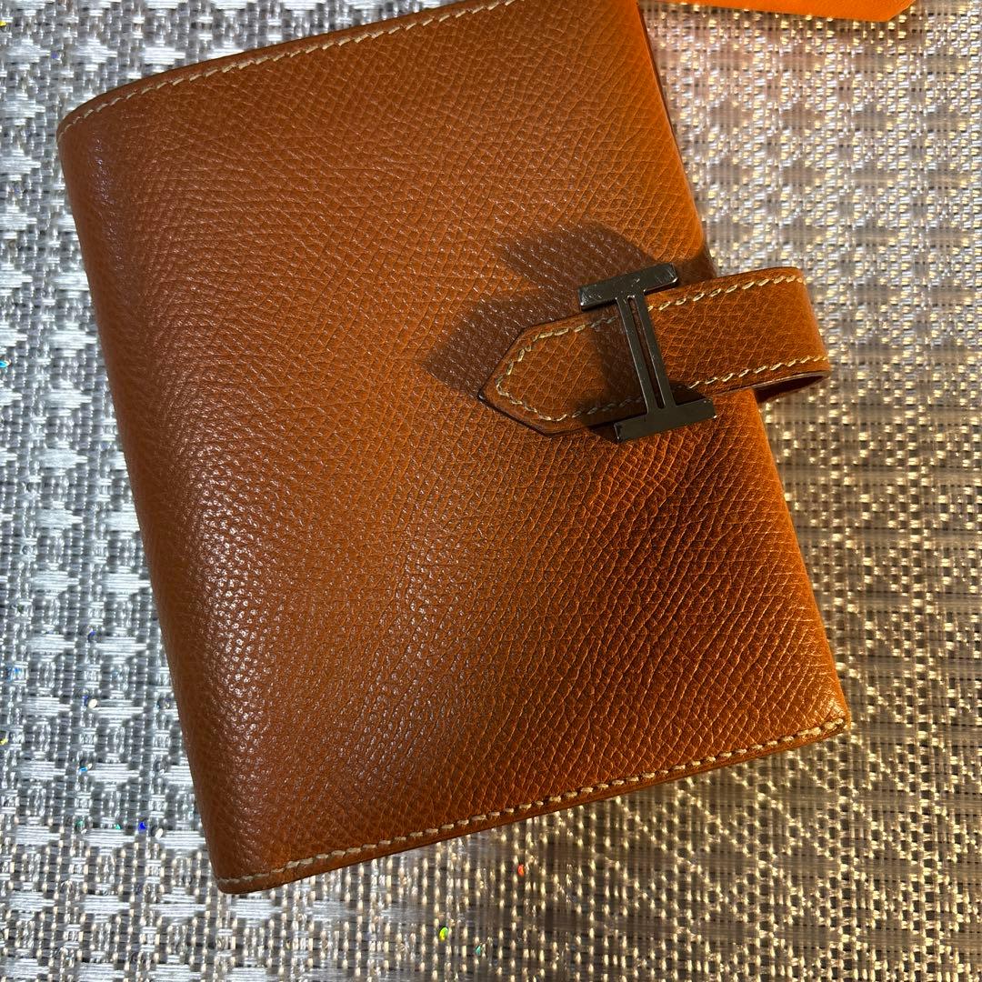 セール★ エルメス　ゴールド　ブラウン　エプソン