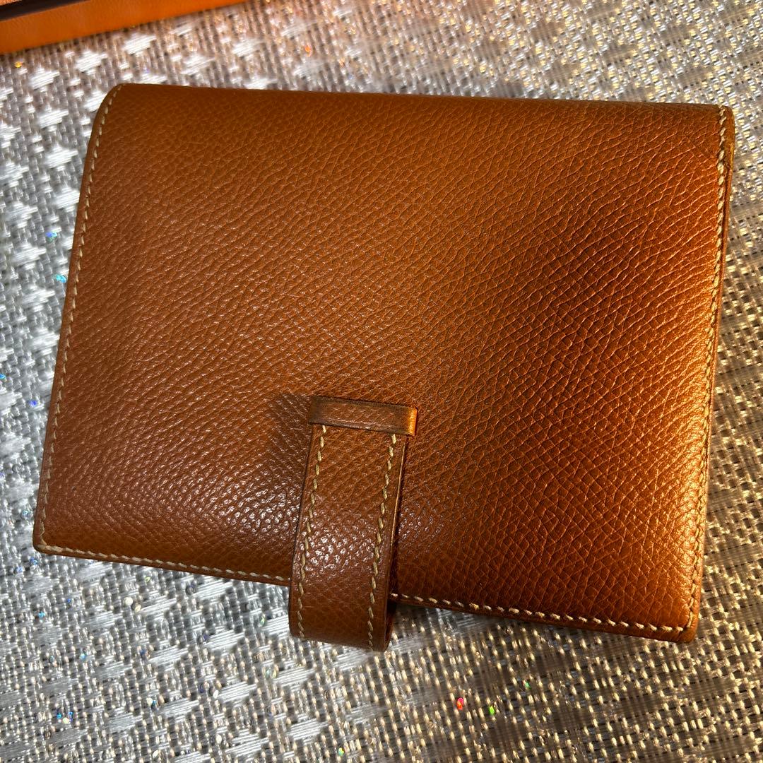 セール★ エルメス　ゴールド　ブラウン　エプソン