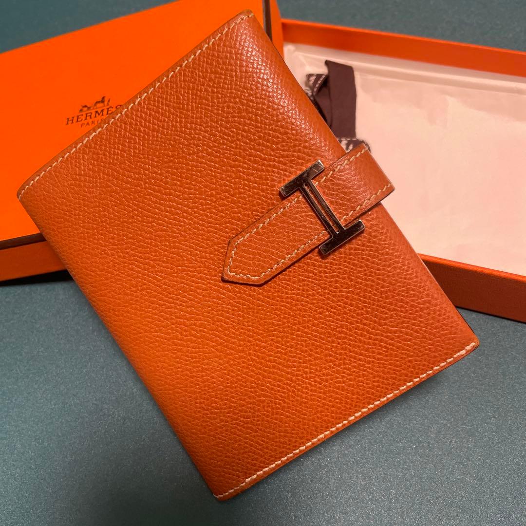 セール★ エルメス　ゴールド　ブラウン　エプソン