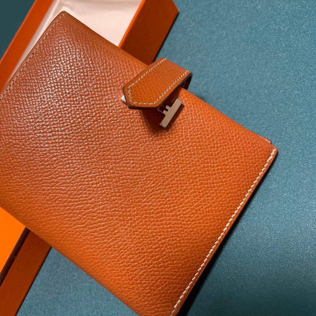 セール★ エルメス　ゴールド　ブラウン　エプソン