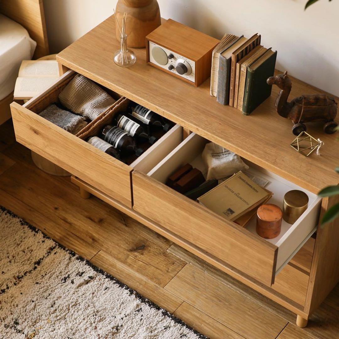 日本製 チェスト HAUTA ハウタ 幅110 キャビネット 収納 引出し収納