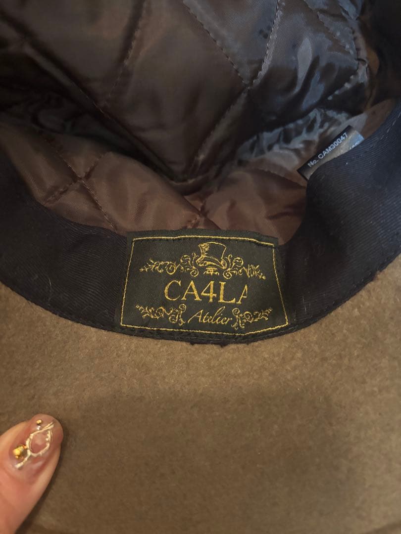 CA4LA ファーのバケットハット