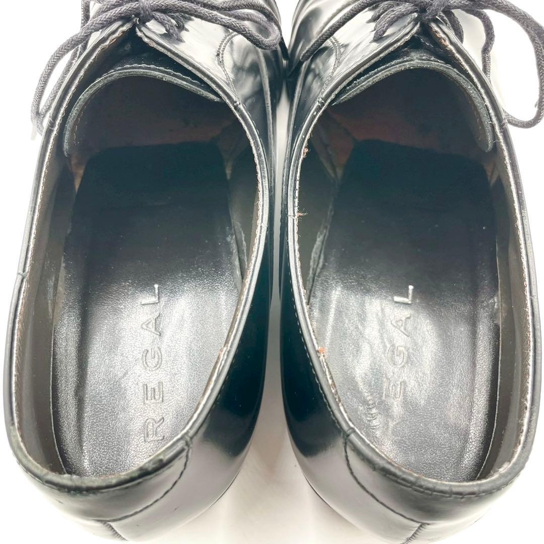 リーガル 011R ストレートチップ ブラック 25.5cm 革靴 Y1239