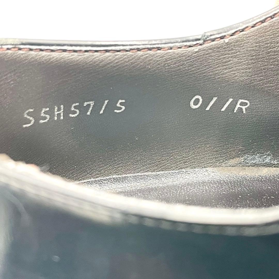 リーガル 011R ストレートチップ ブラック 25.5cm 革靴 Y1239