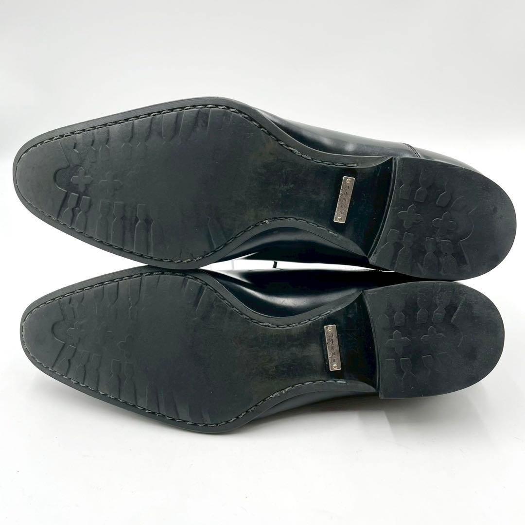 リーガル 011R ストレートチップ ブラック 25.5cm 革靴 Y1239